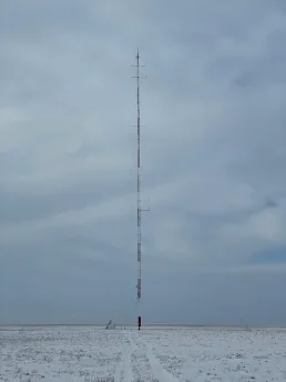 Wind-measurement mast — Zhambyl region, Kazakhstan