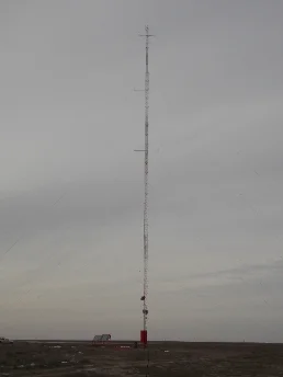 Wind-measurement mast — Atyrau region, Kazakhstan
