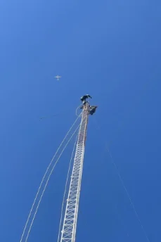 Wind-measurement mast — Georgia